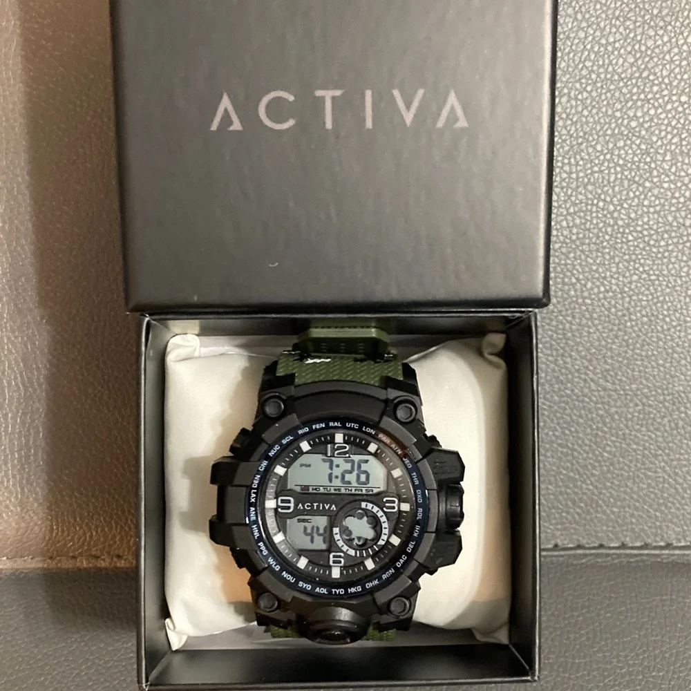 Activa Endurance X Invicta Men's Digital Watch - 54.5mm.Camo Green (ACW435-004)